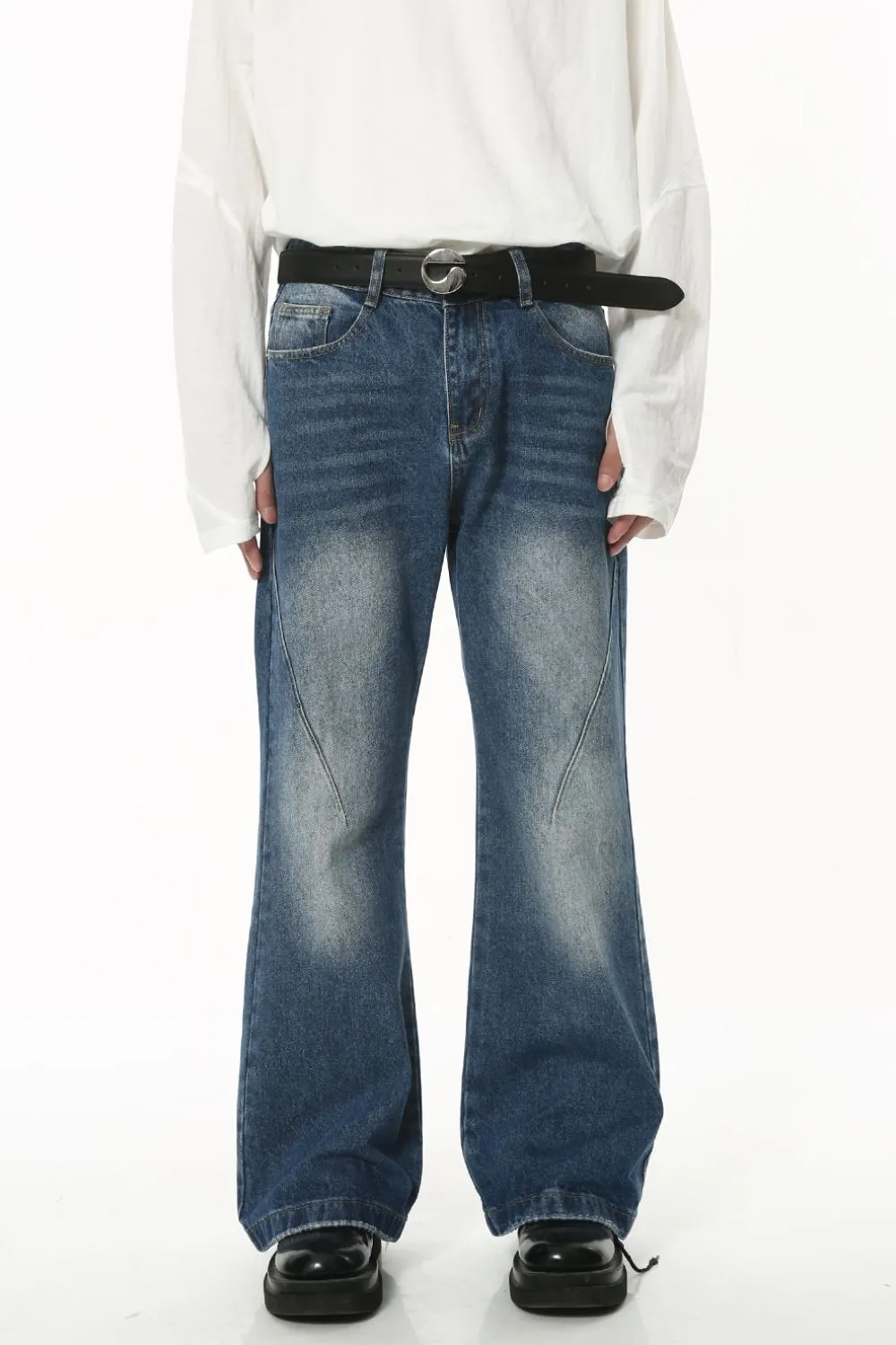 Washed Jeans with Pockets, image 2