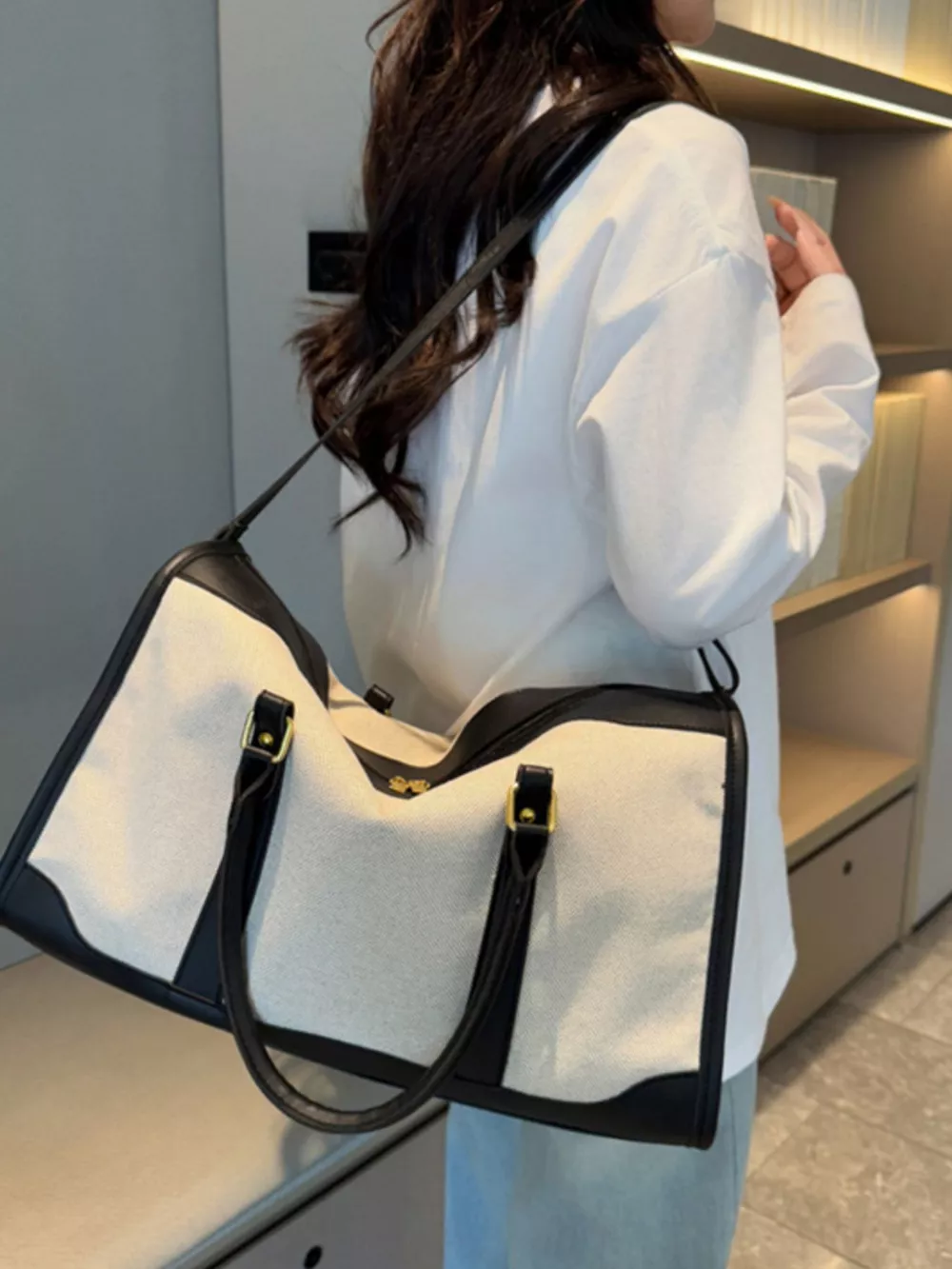 Two-Tone Travel Bag, image 5