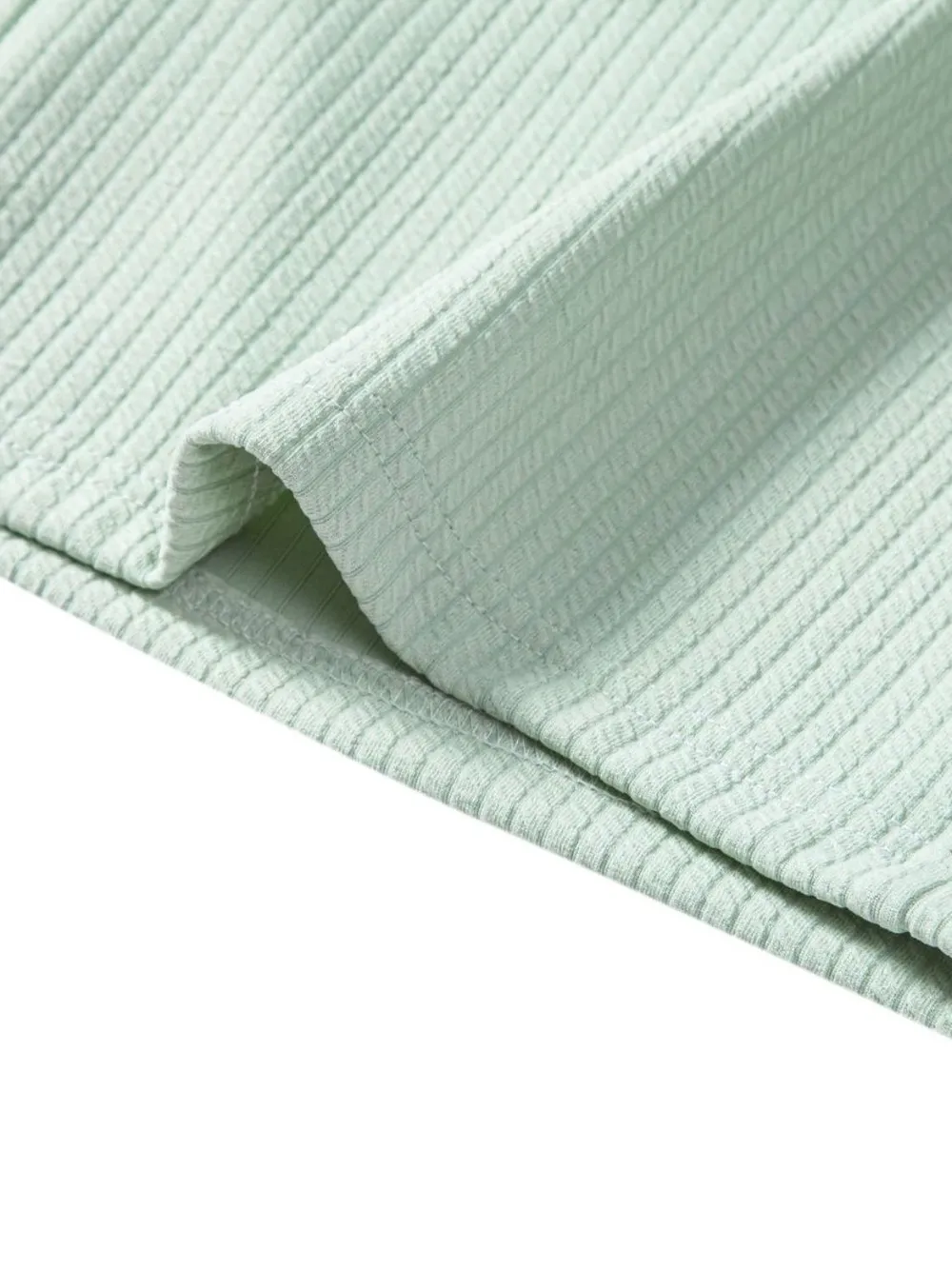 Men's Ribbed Short Sleeve Shirt and Shorts Set, image 7