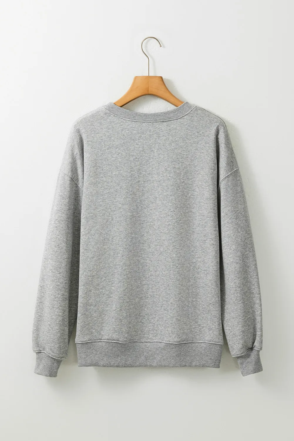 GAME DAY Round Neck Long Sleeve Sweatshirt, image 4