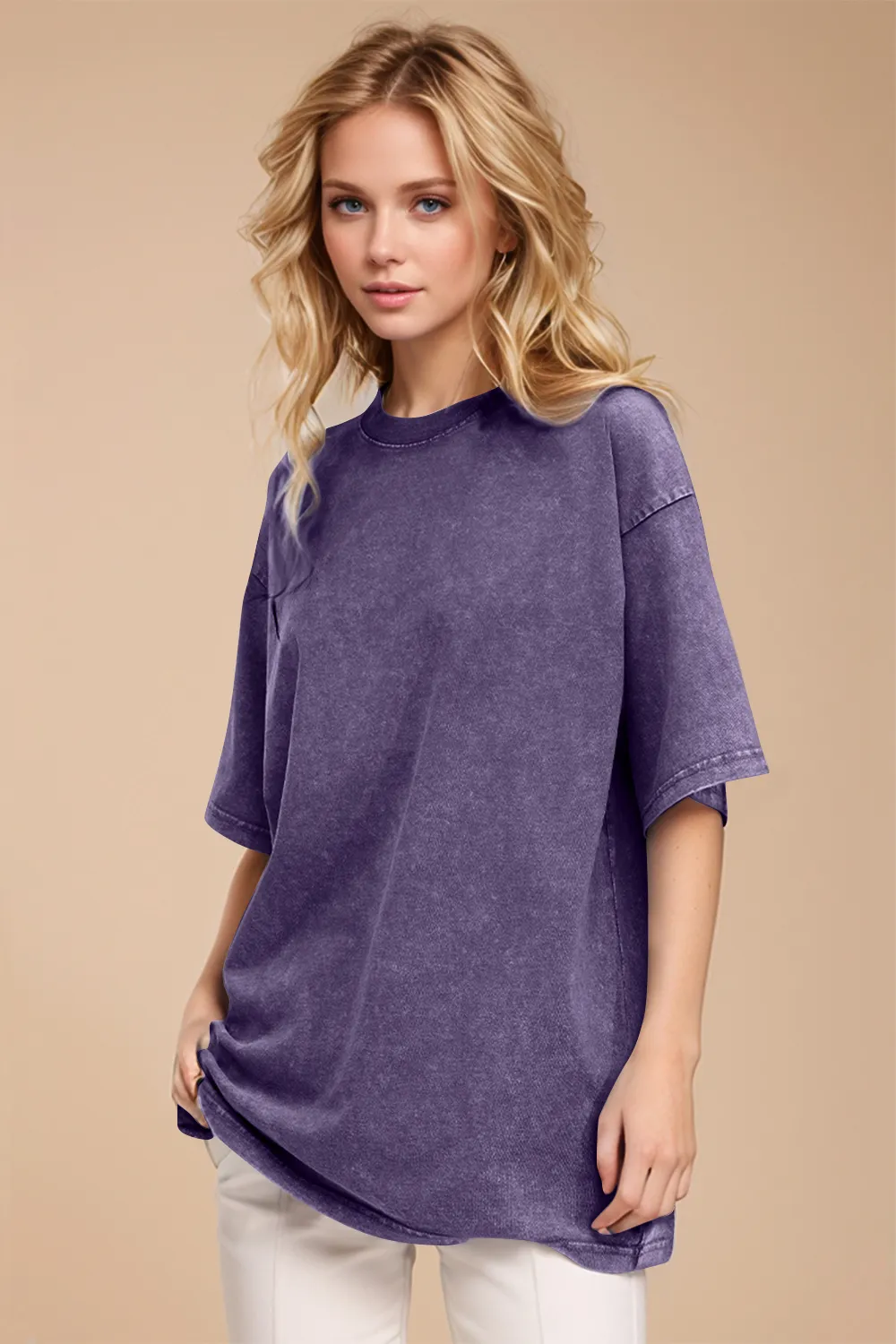 Round Neck Half Sleeve T-Shirt, image 33
