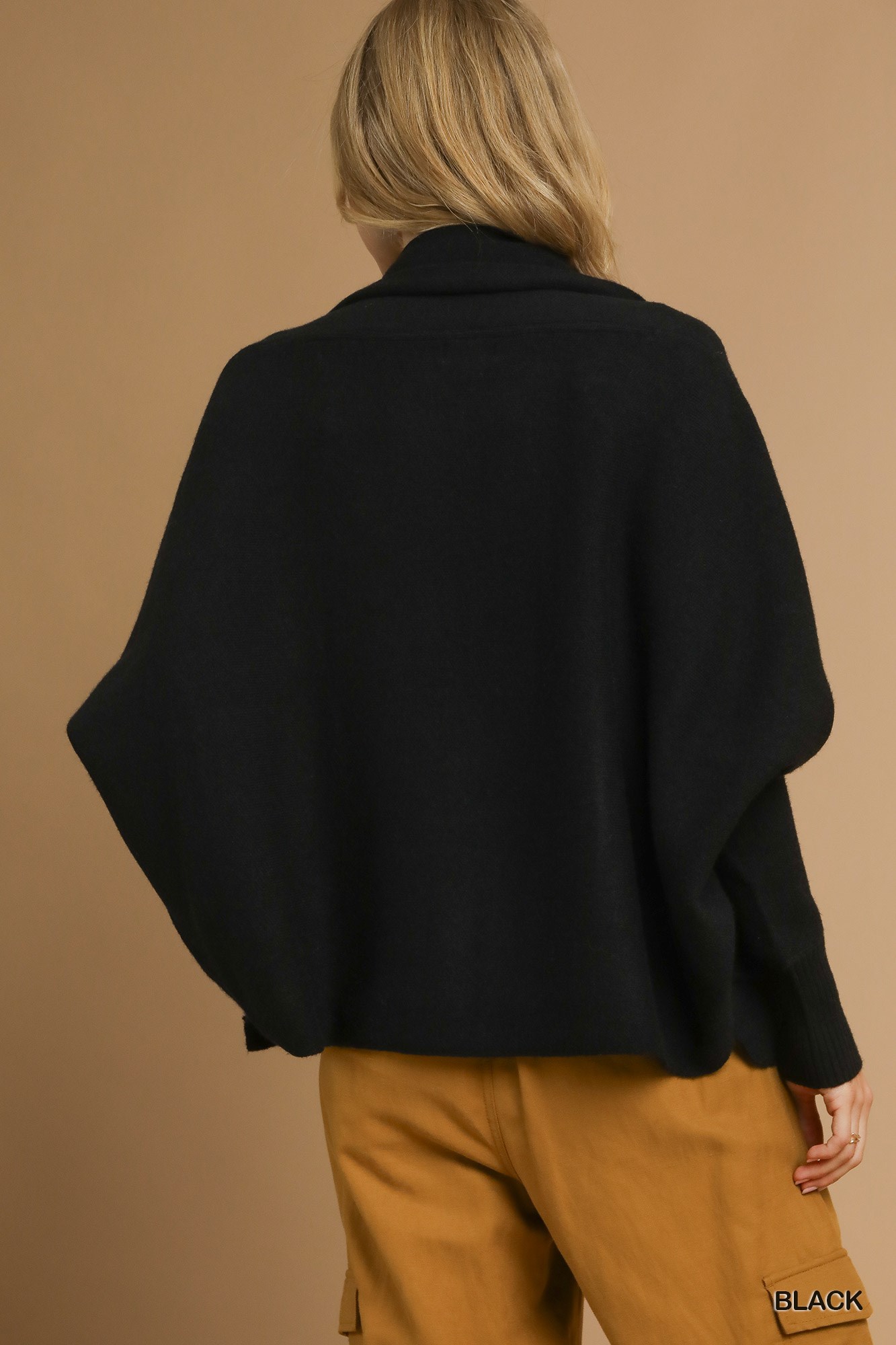 Open Front Cardigan with Front Pockets, image 2
