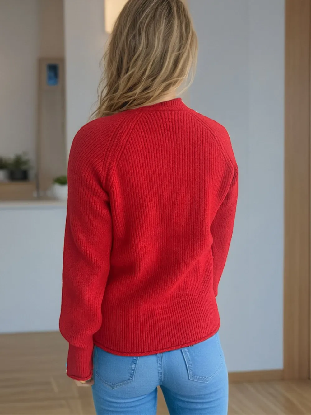 Turtleneck Long Sleeve Sweater, image 8