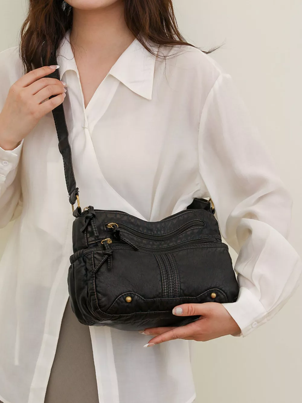 Multi-Pocket Crossbody Bag, image 2