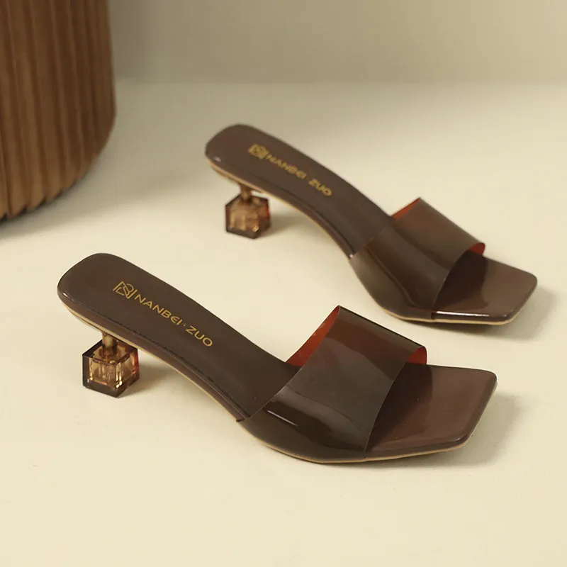 Open Toe Block Heels Sandals, image 8