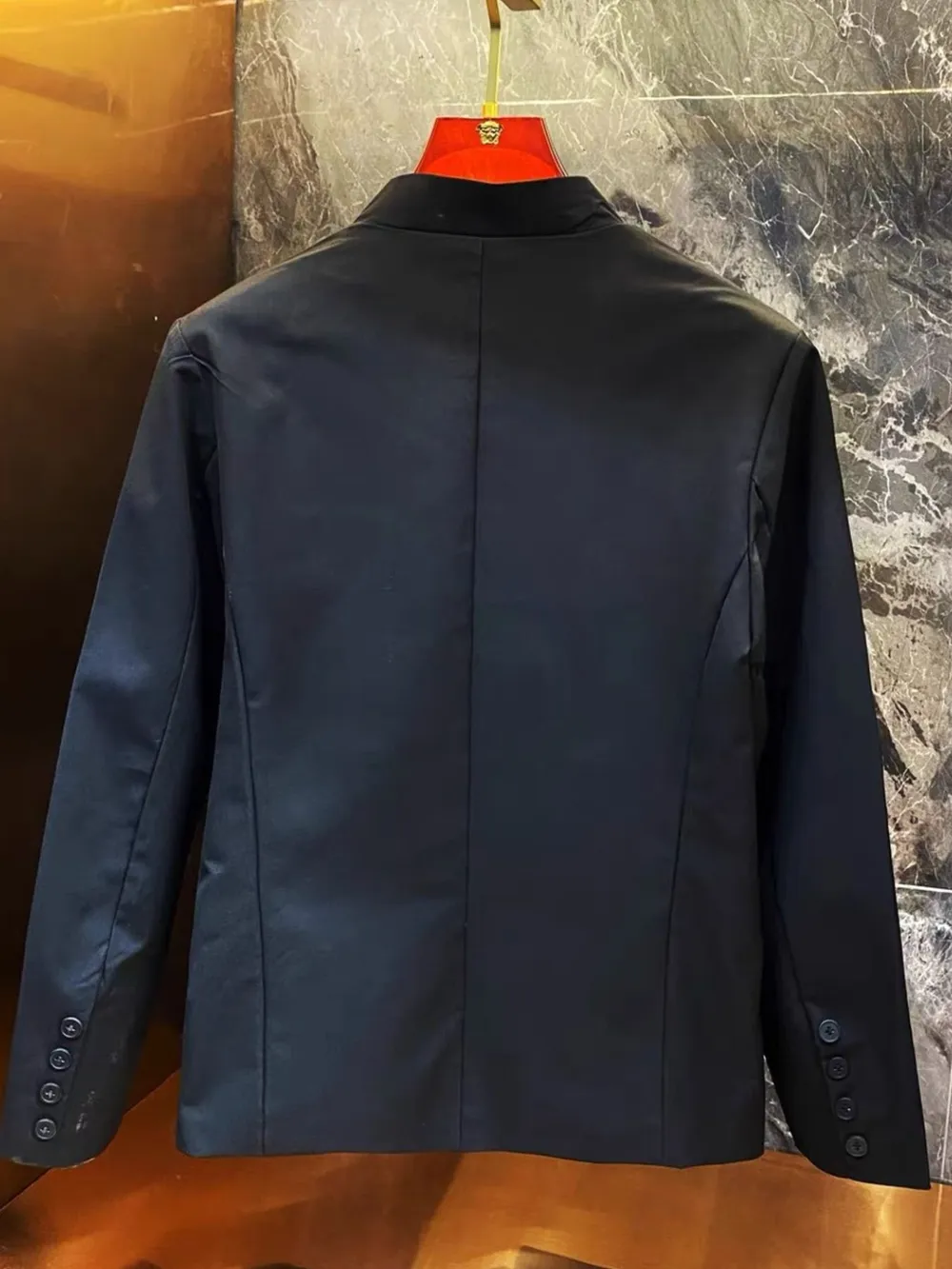 Men's Plus Size Button Up Long Sleeve Jacket, image 5