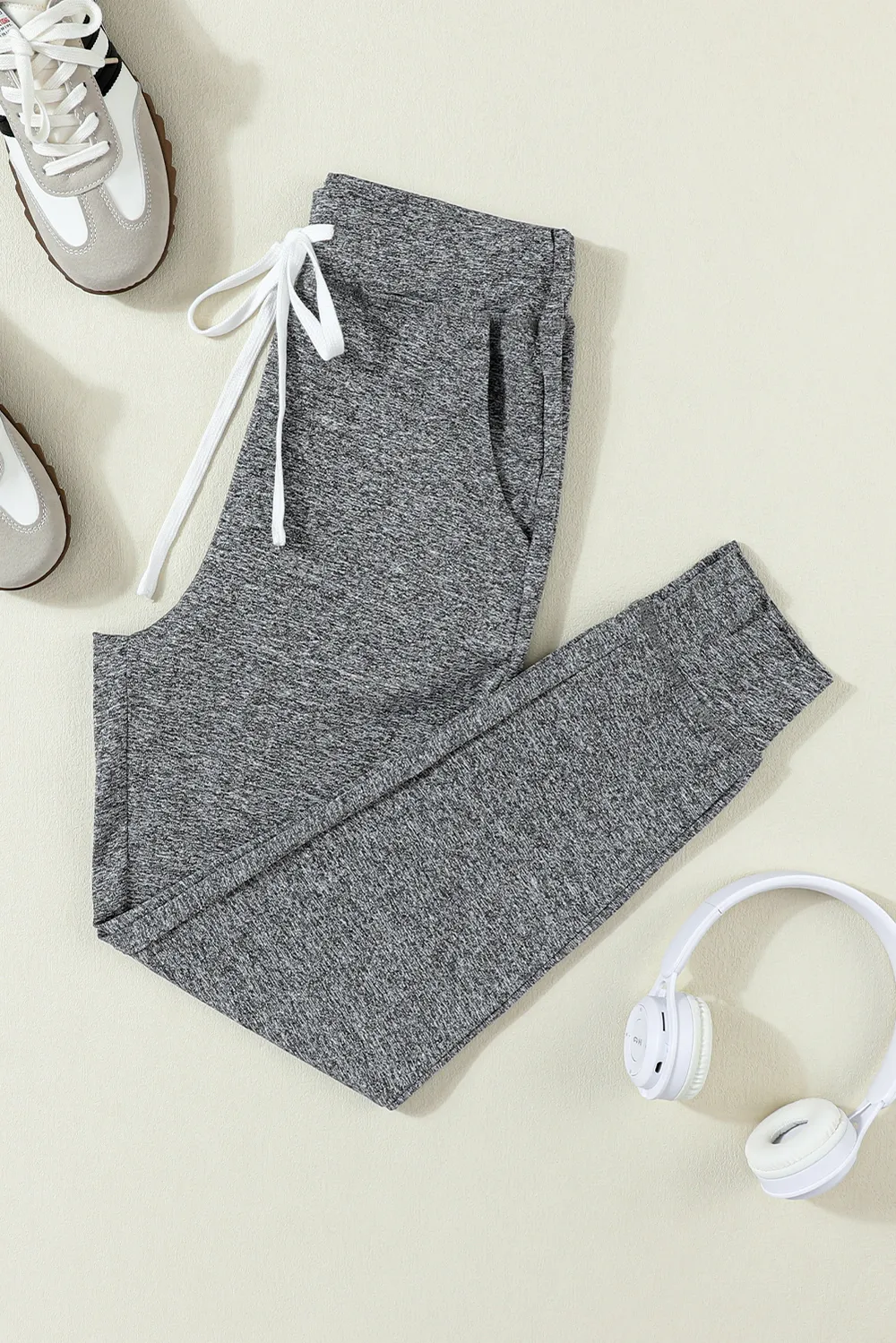 Drawstring Joggers with Pockets, image 10
