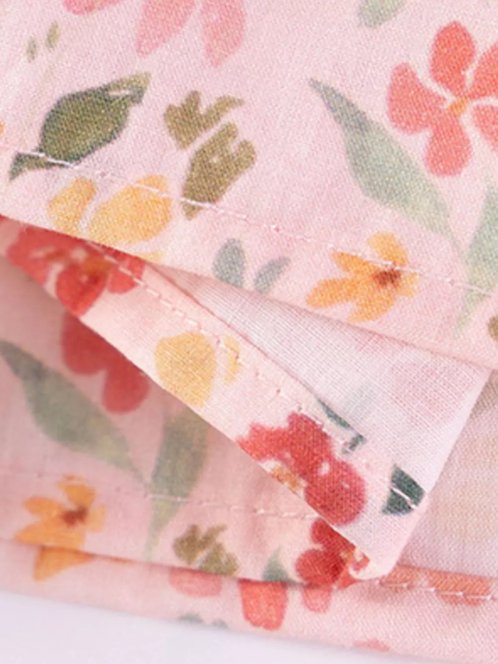 Children's Rabbit Floral Sweatshirt Dress, image 5
