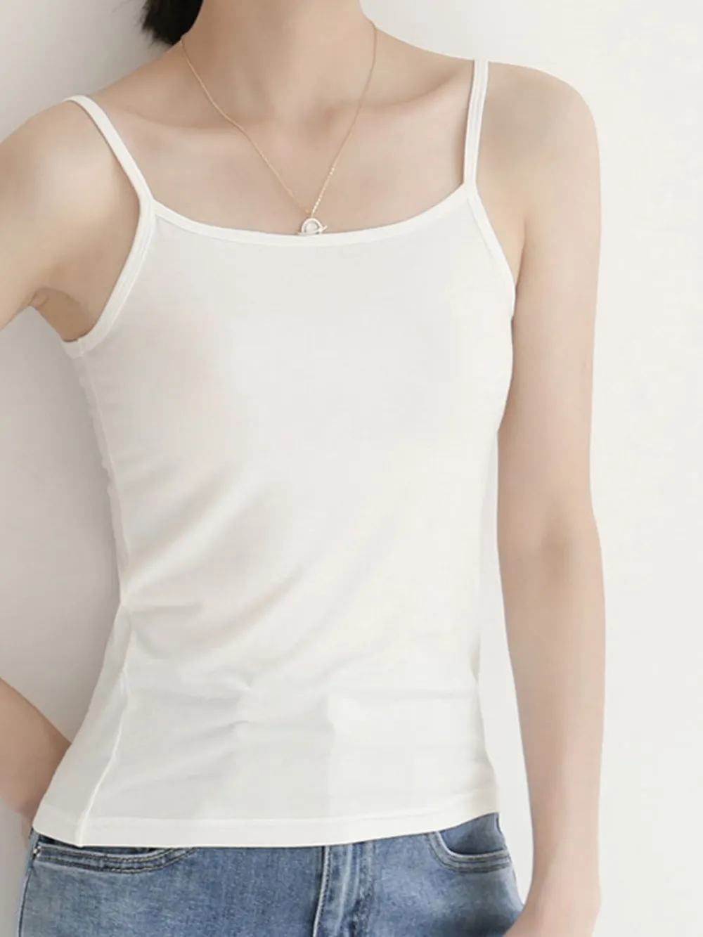 Solid Color Scoop Neck Cami, image 18