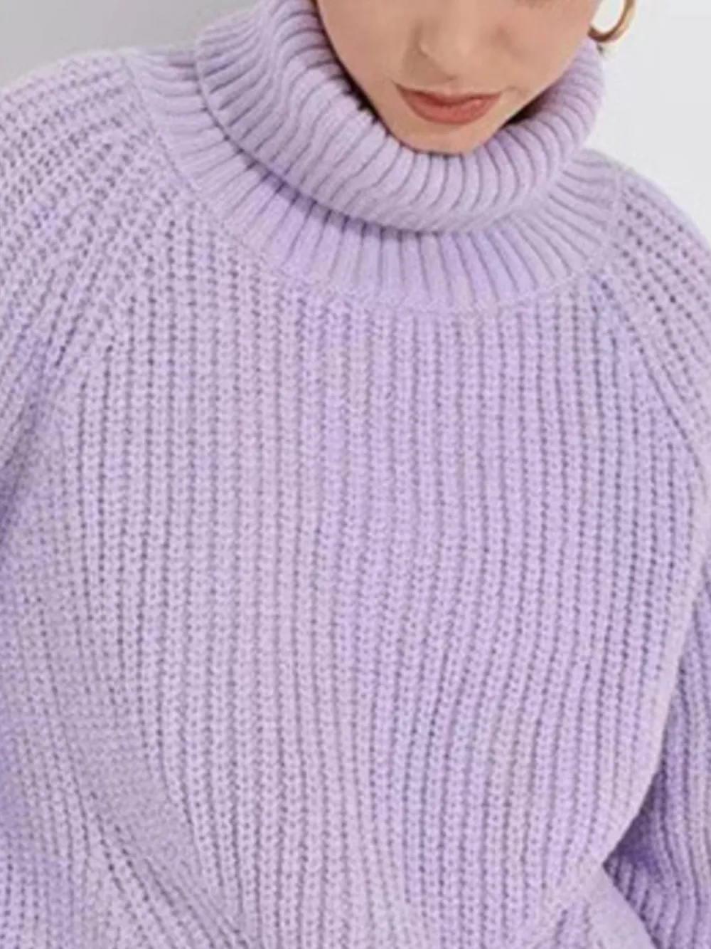 Turtleneck Long Sleeve Sweater, image 10