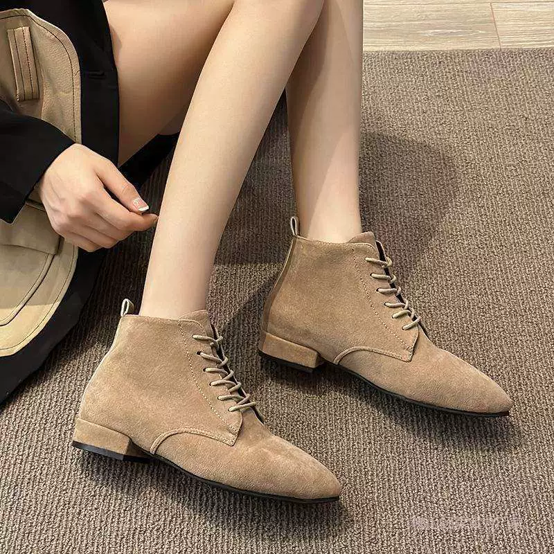 Point Toe Block Heels Boots, image 2