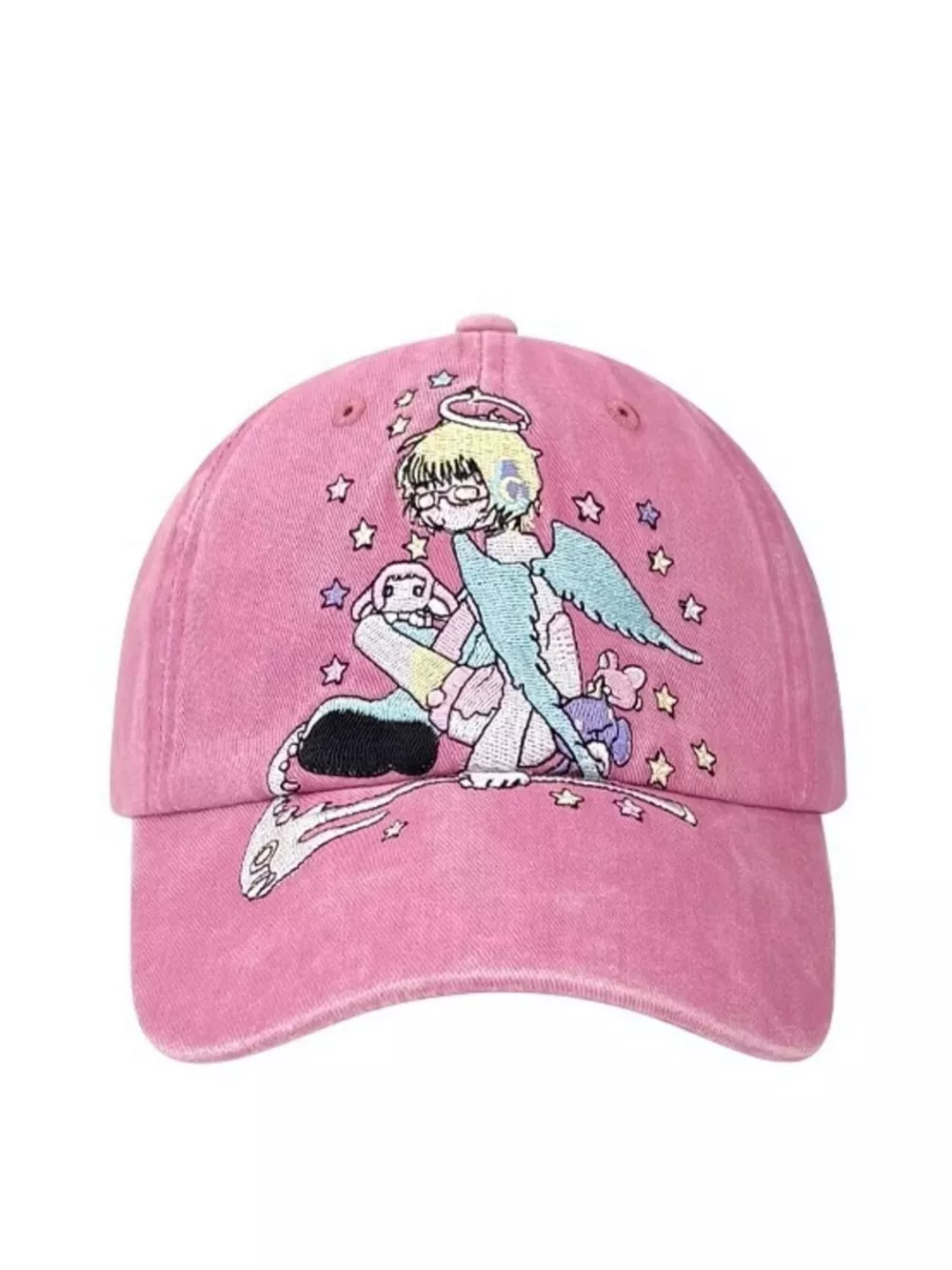 Embroidered Washed Baseball Cap, image 4