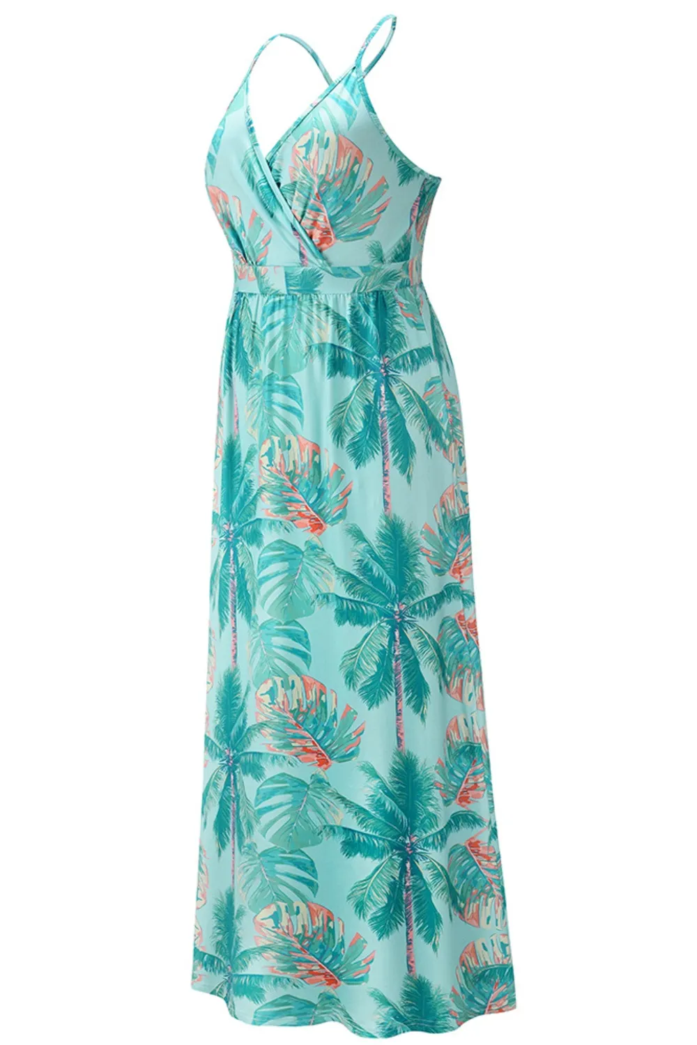 Crisscross Printed Surplice Cami Dress, image 20