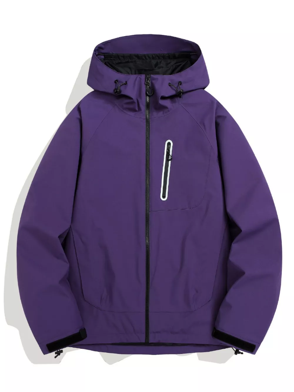 Men's Plus Size Lightweight Zip Up Jacket, image 5