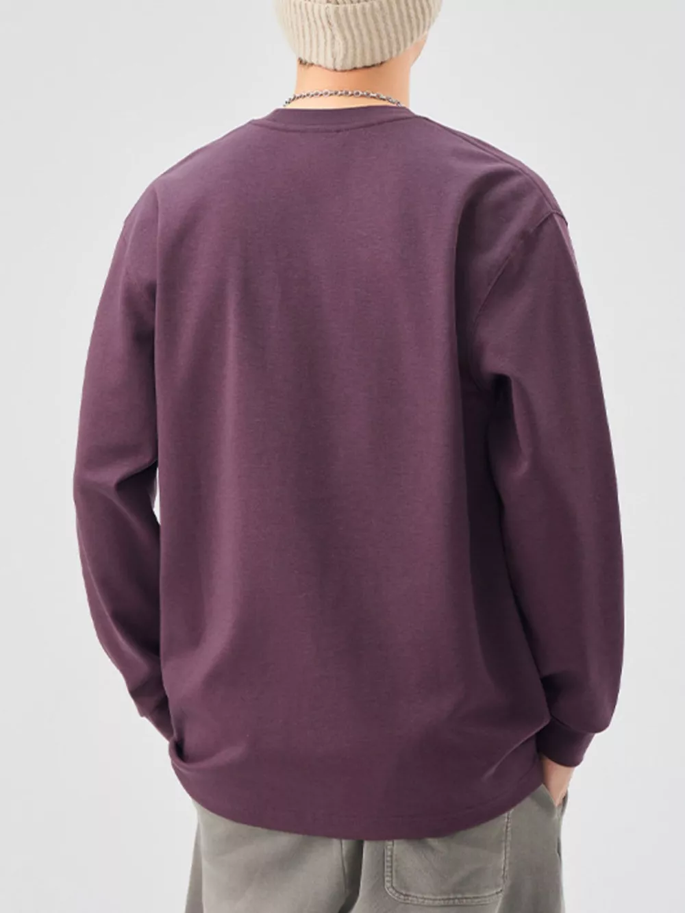 Men's Plus Size Casual Long Sleeve Sweatshirt, image 12
