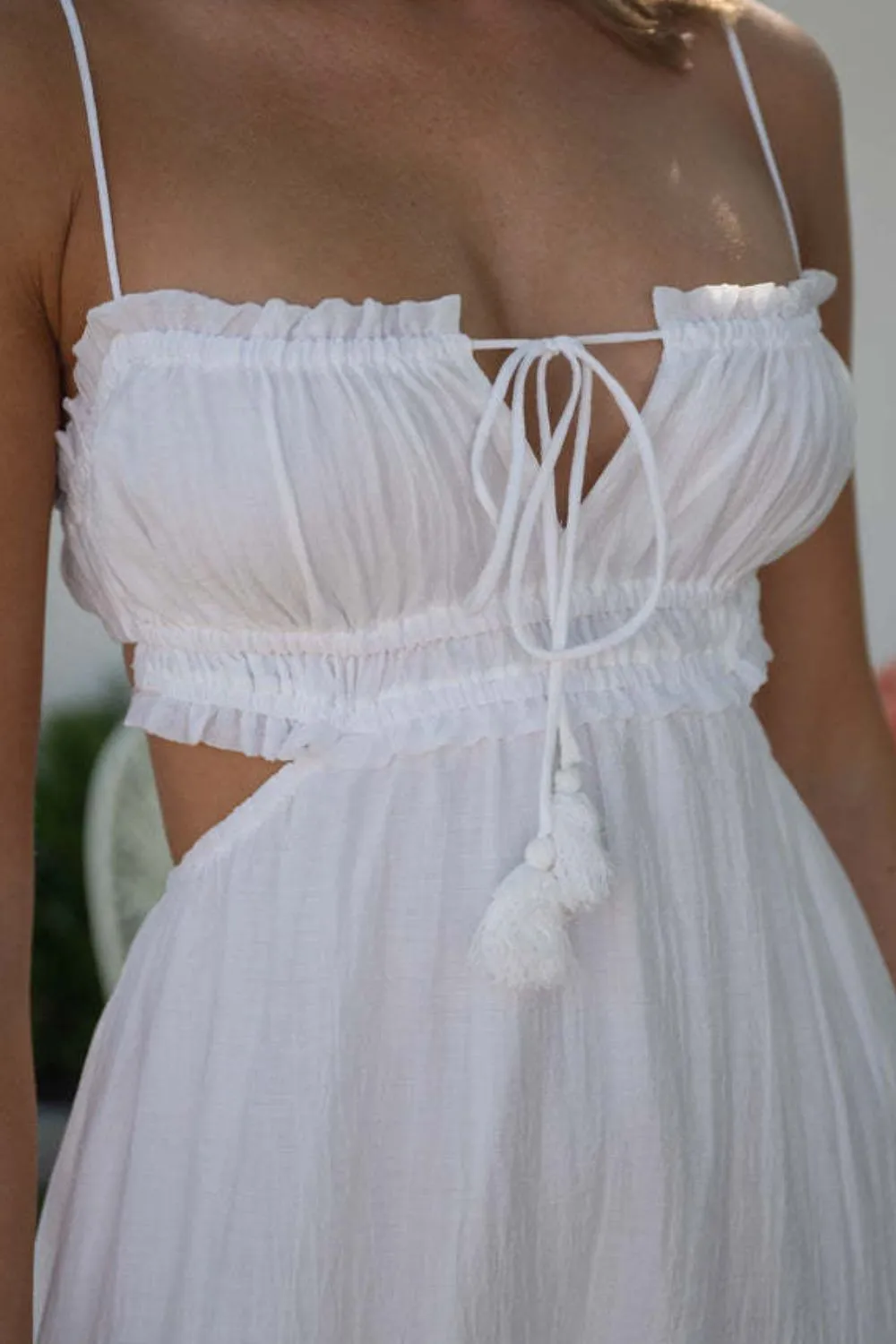 Cutout Square Neck Midi Cami Dress, image 29