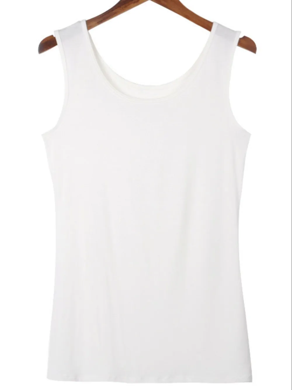 Scoop Neck Wide Strap Tank, image 8