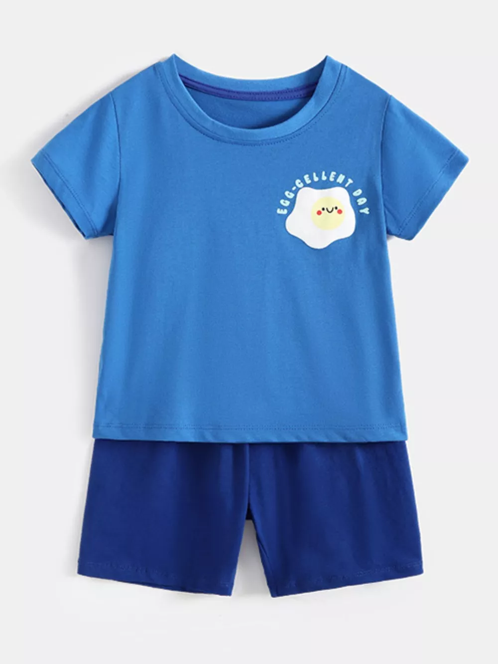 Children's Sunny Egg Graphic Tee and Shorts Set, image 2
