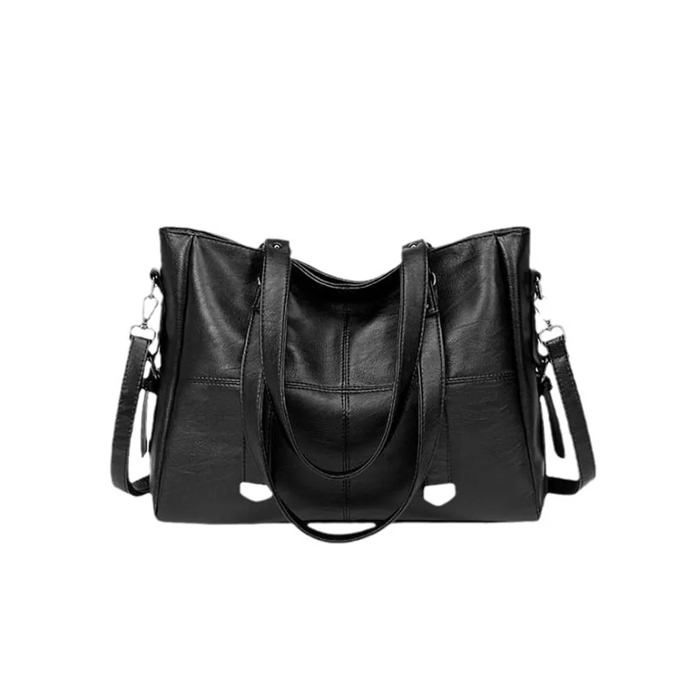 PU Leather Versatile Tote and Crossbody Bag Set, image 7