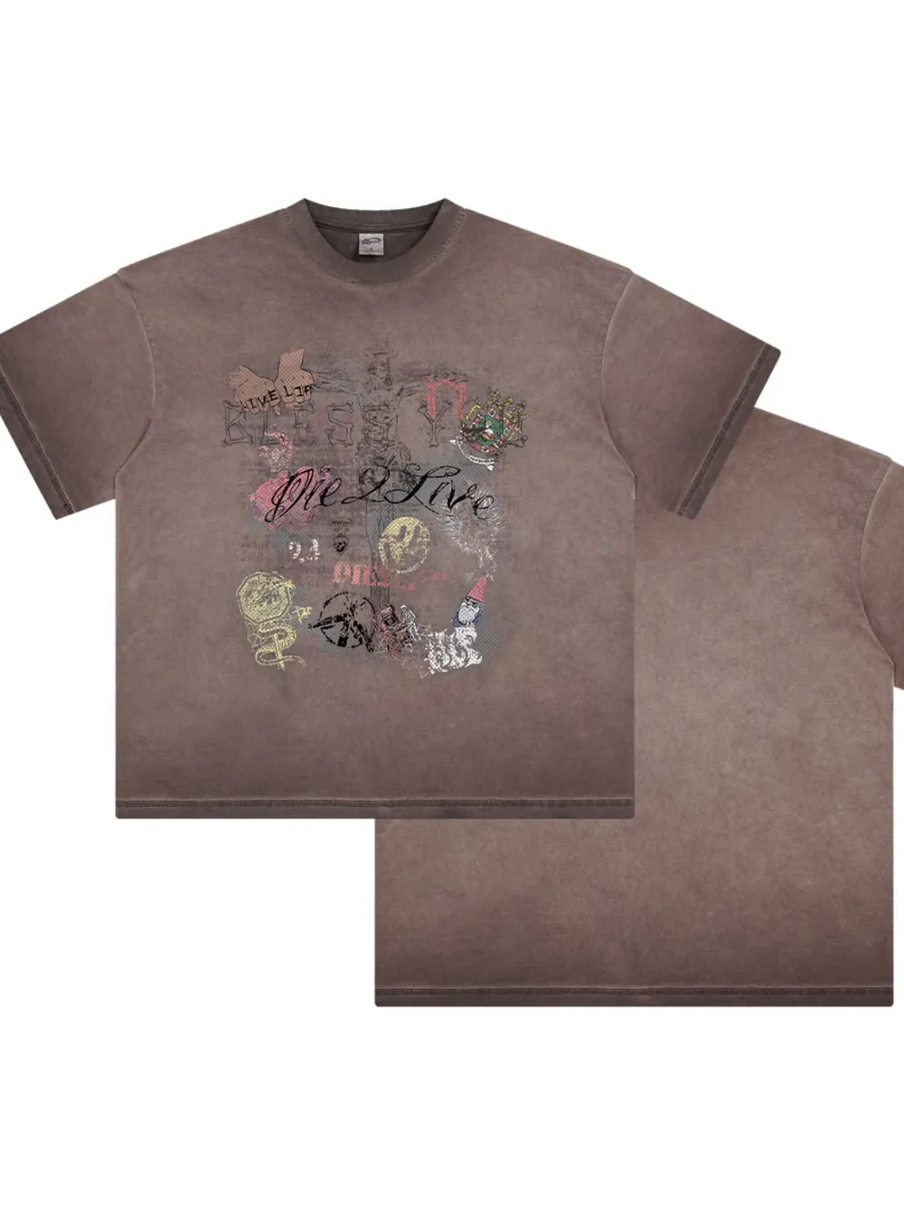 Men's Graphic Round Neck Half Sleeve T-Shirt, image 6