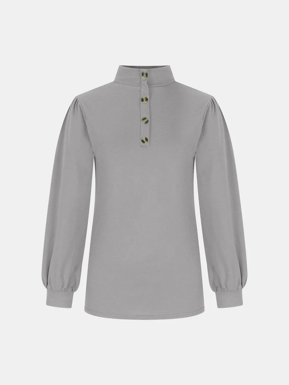 Full Size Mock Neck Long Sleeve T-Shirt, image 8