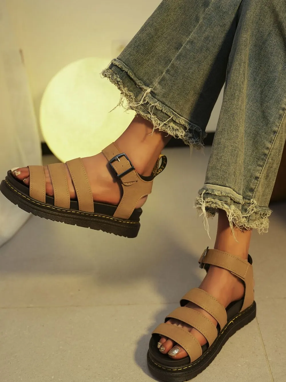Multi-Strap Platform Sandals, image 3