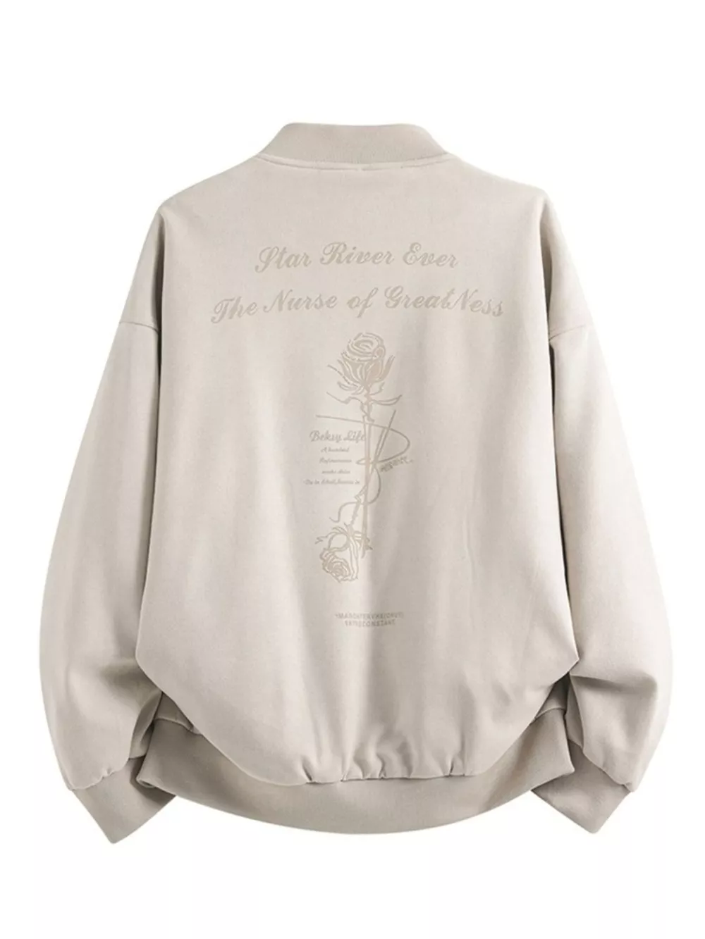 Men's Plus Size Zip Up Long Sleeve Jacket, image 5
