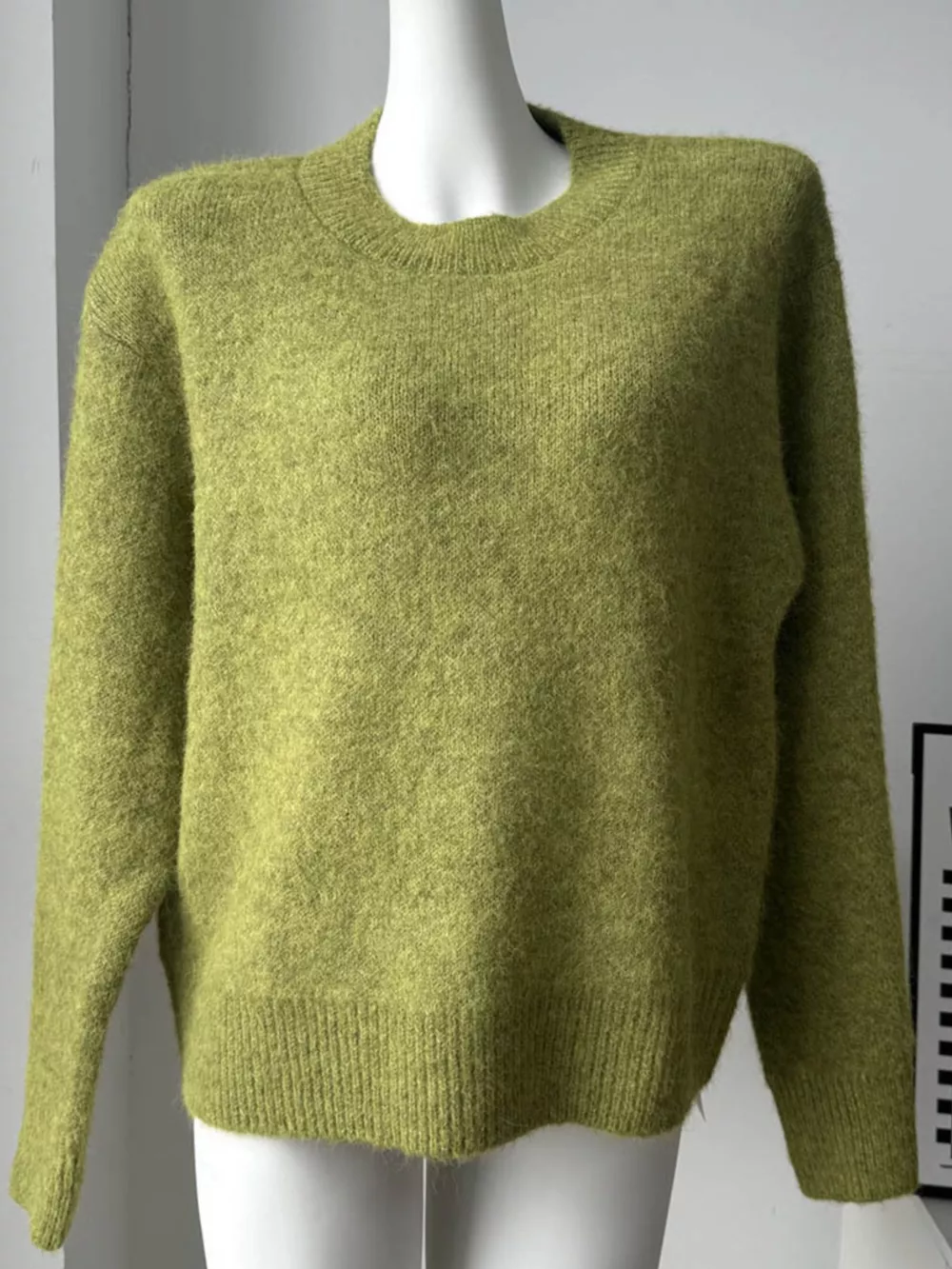 Round Neck Dropped Shoulder Sweater, image 16