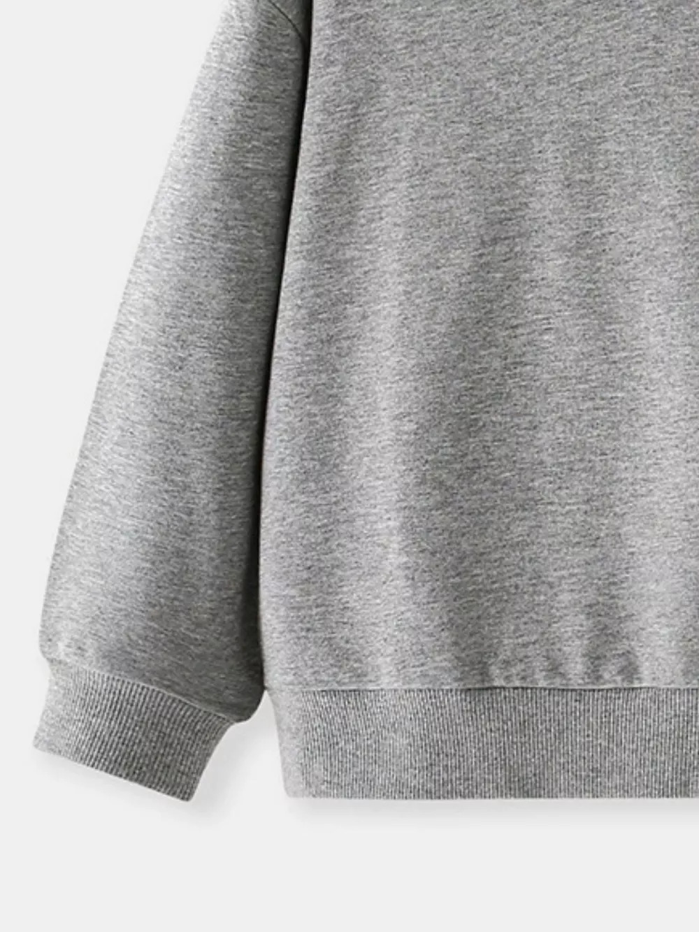 Children's Casual Solid Color Crew Neck Sweatshirt, image 9