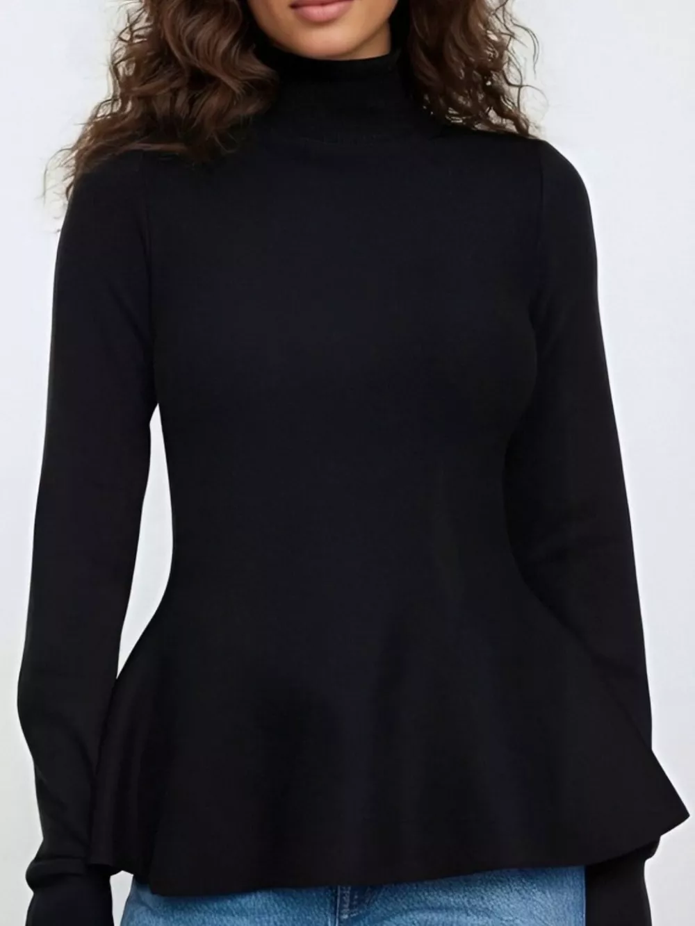 Mock Neck Long Sleeve Sweater, image 21