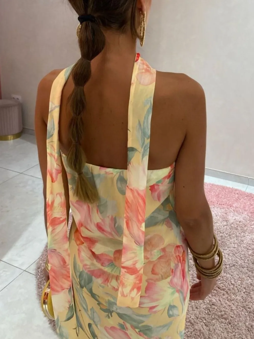 Printed Tube Maxi Dress, image 30