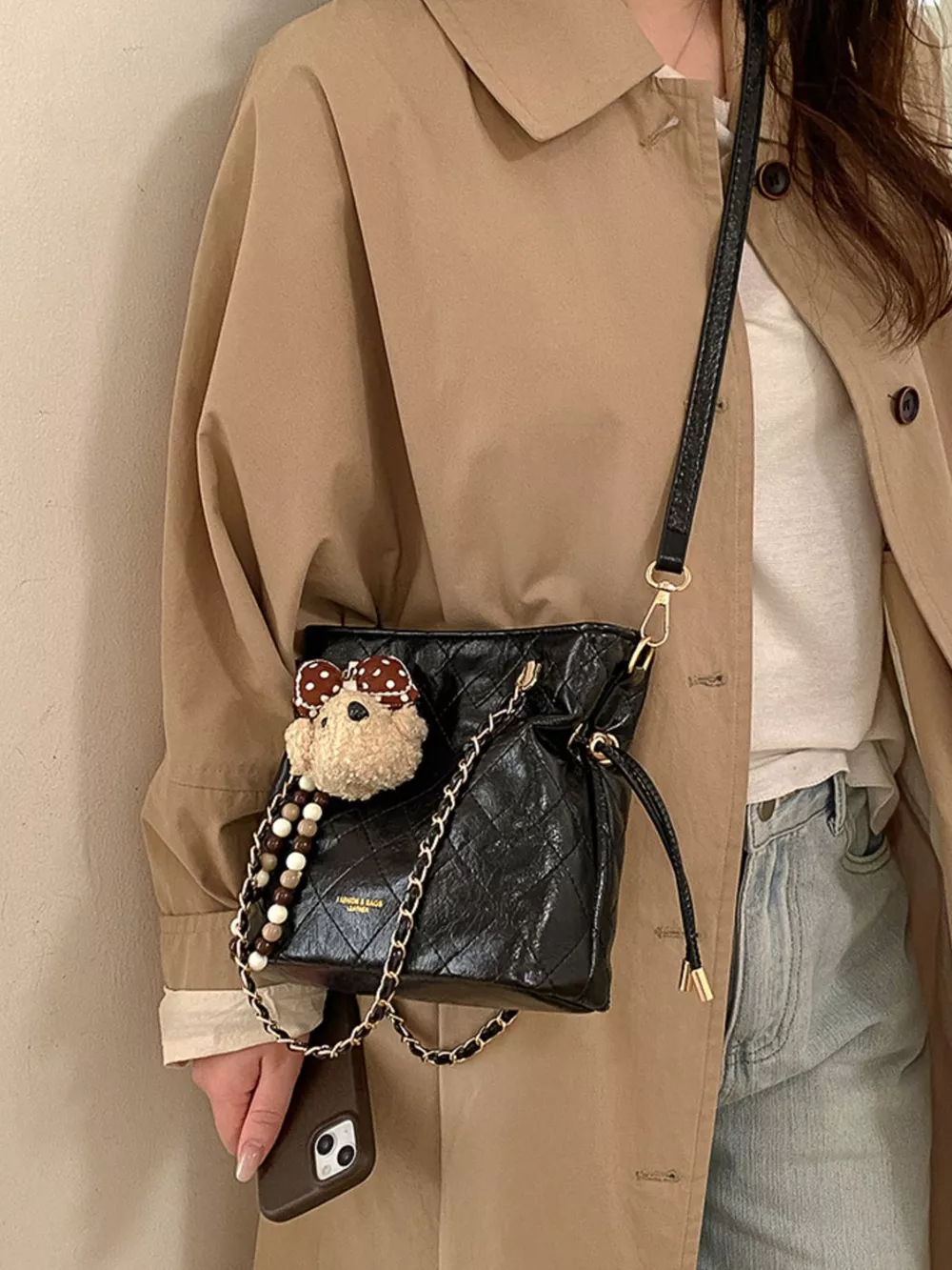 PU Leather Crossbody Bag