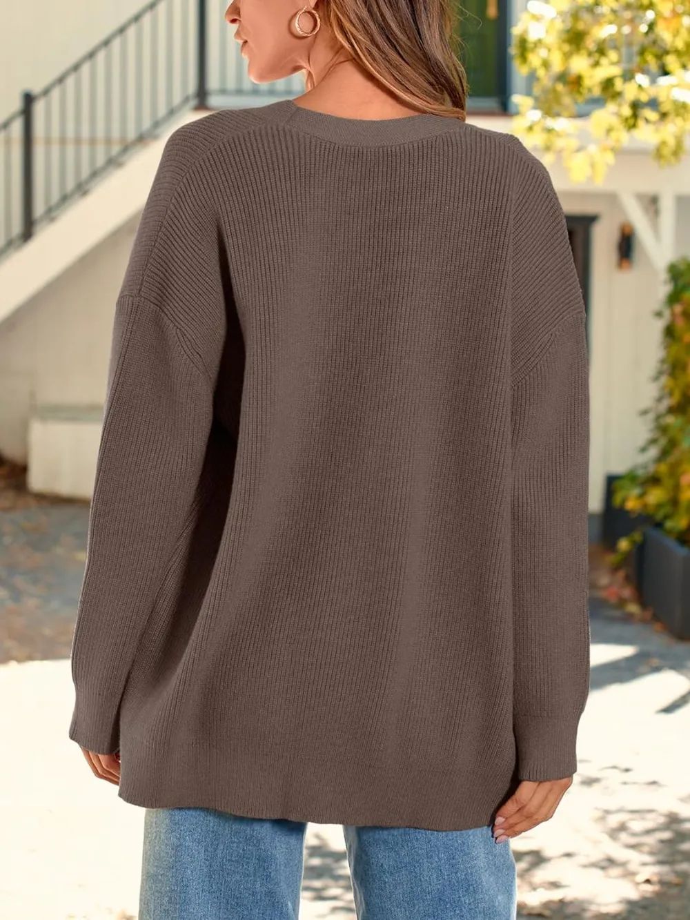 Button Down Long Sleeve Cardigan, image 7