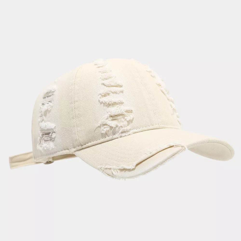 Distressed Cotton Baseball Cap, image 4