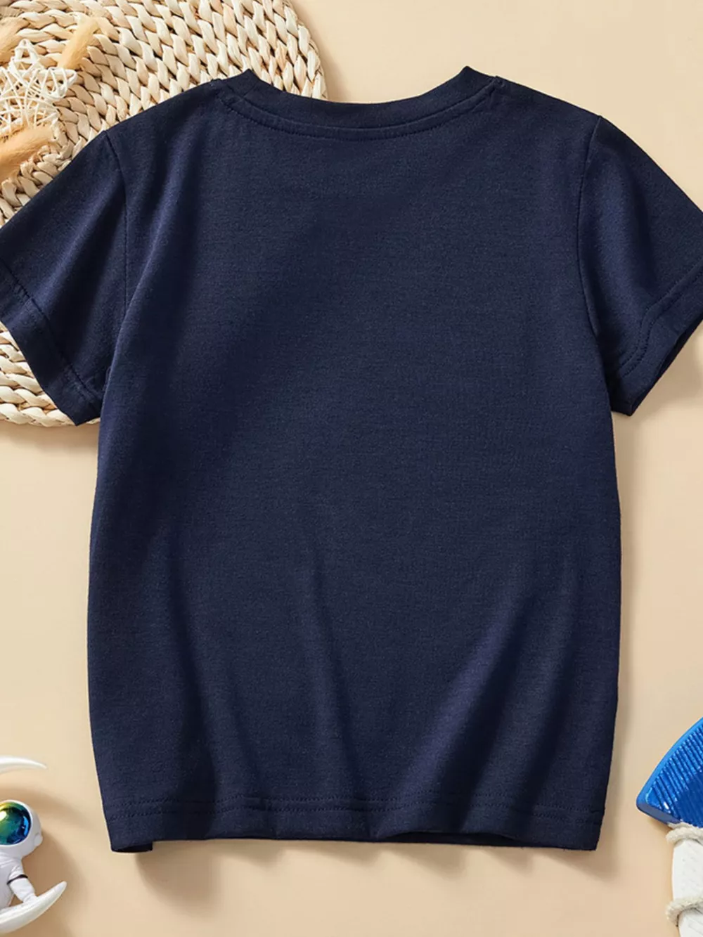 Children's Dinosaur Print Crew Neck Short Sleeve T-Shirt, image 5