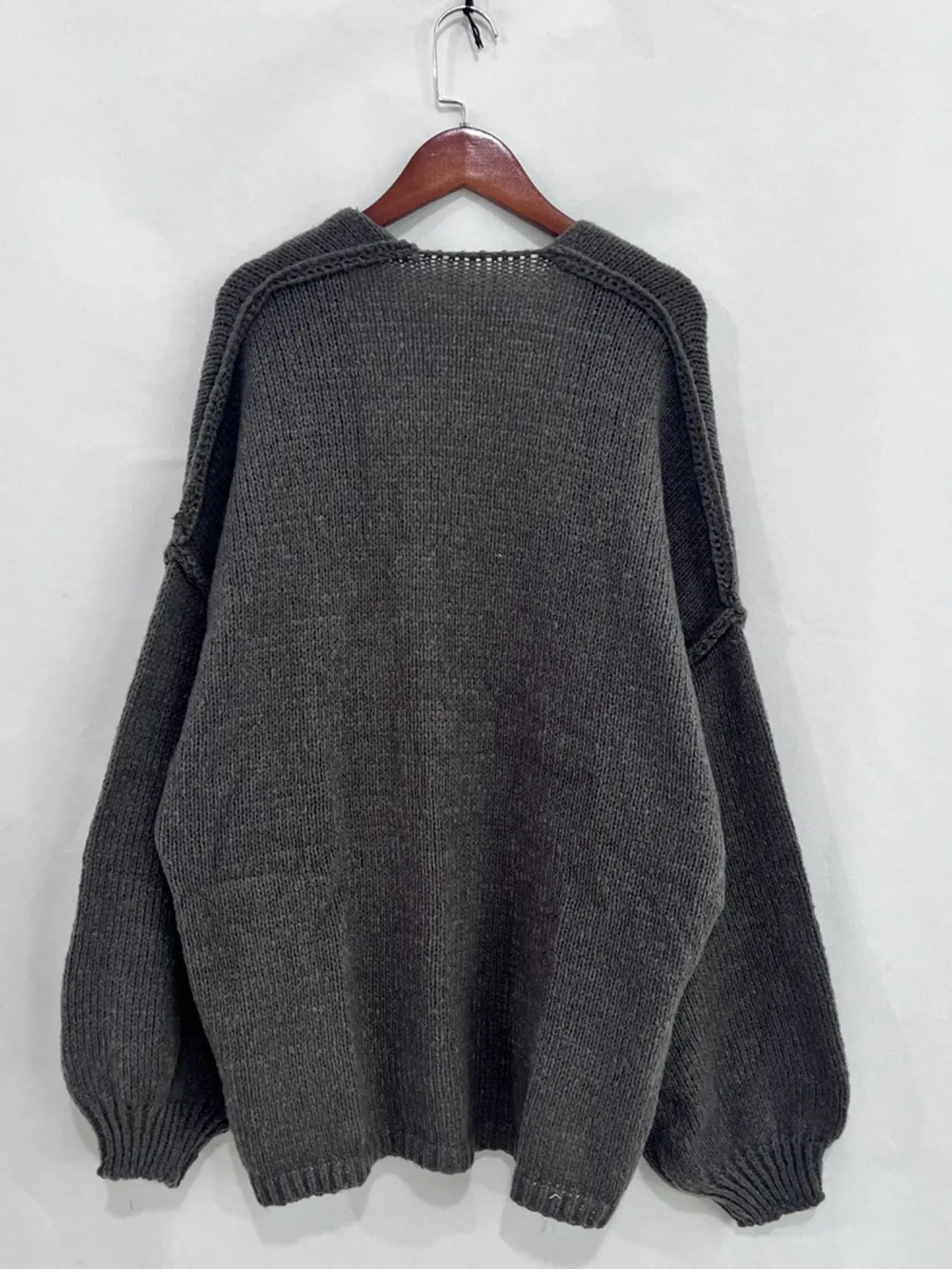 Open Front Dropped Shoulder Cardigan, image 11