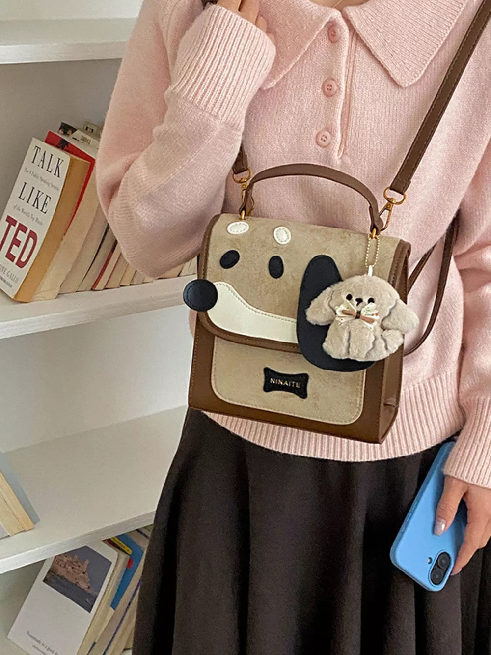 Color Block Backpack Bag, image 3