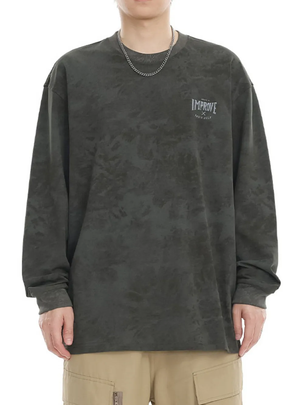 Men's Plus Size Printed Oversized Sweatshirt, image 8