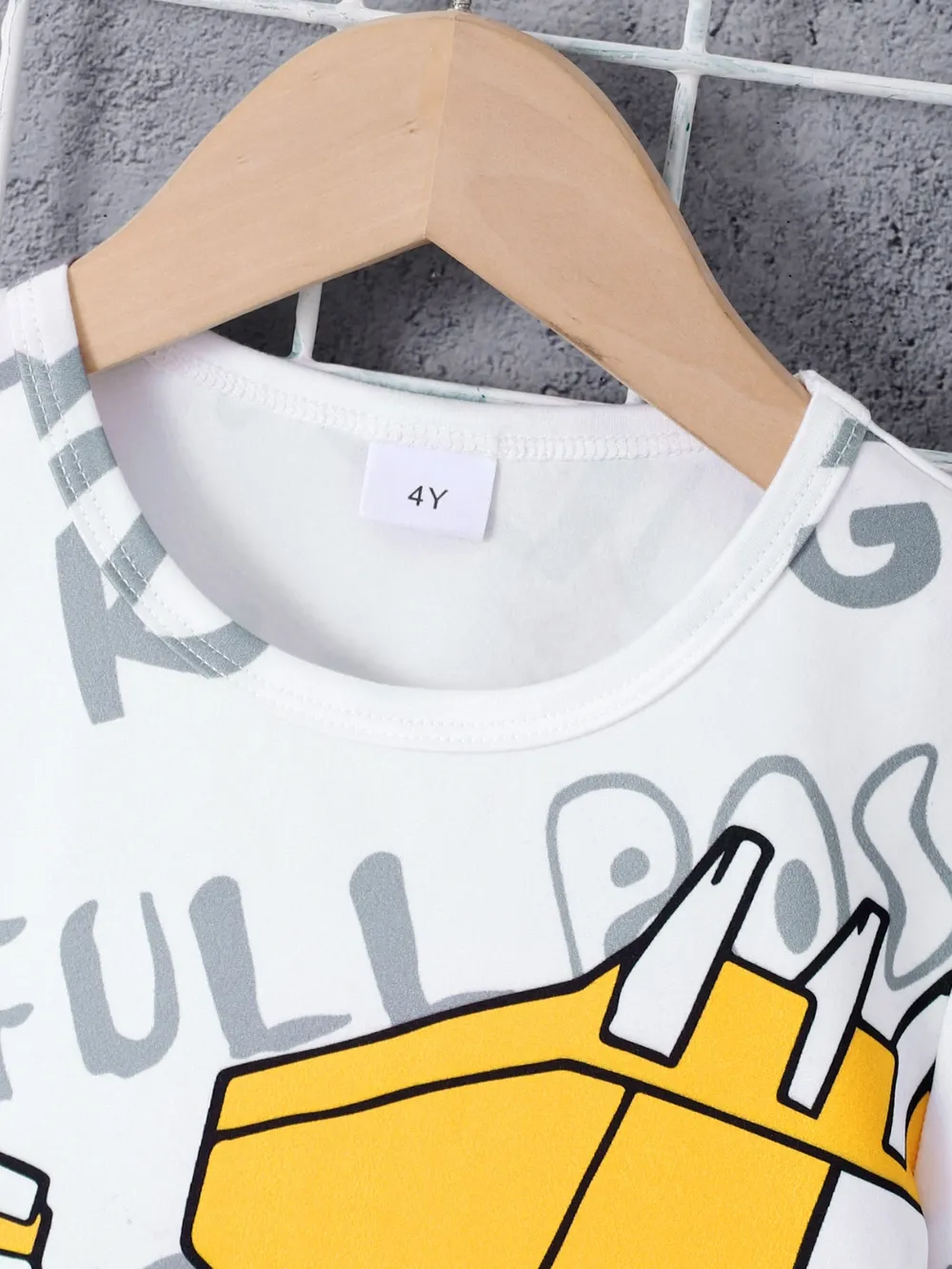 Children's Round Neck Cartoon Graphic T-Shirt and Shorts Set, image 4