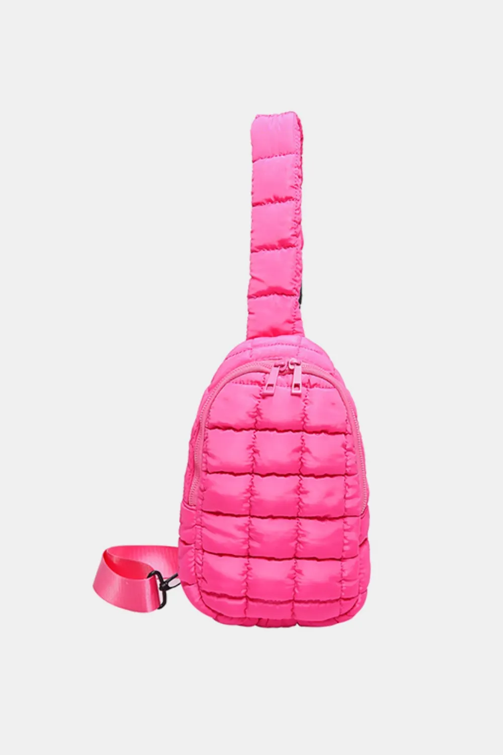 Quilted Nylon Crossbody Bag, image 7