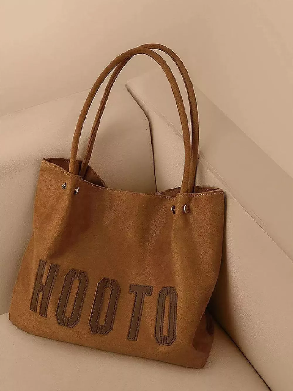Lightweight Letter Tote Bag, image 3