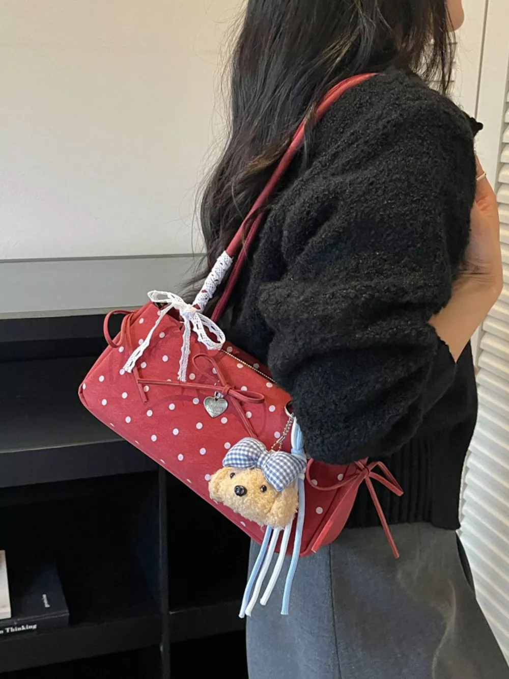 Polka Dot Shoulder Bag, image 2