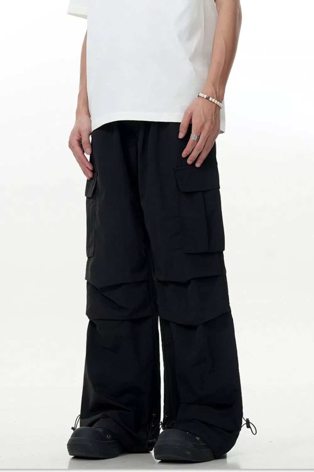Men's Loose Fit Multi-Pocket Cargo Pants, image 3