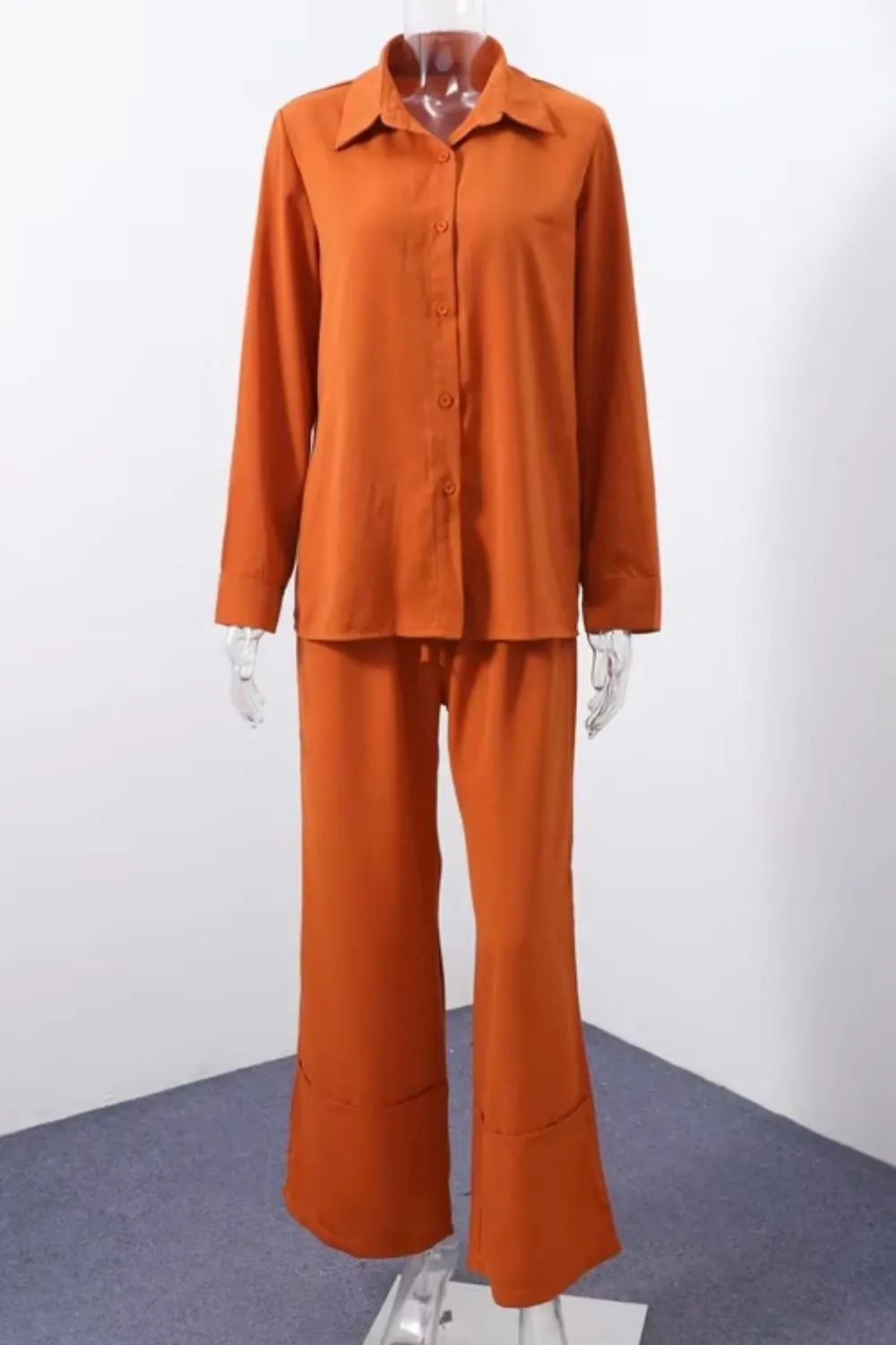 Button Down Shirt and Drawstring Pants, image 6