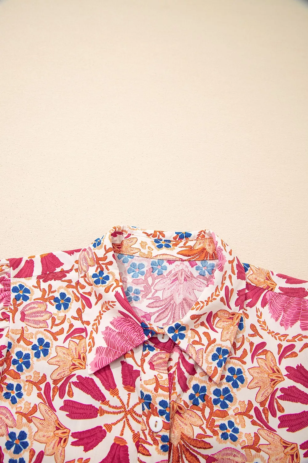 Fall Flower Print Long Sleeve Mini Dress, image 10