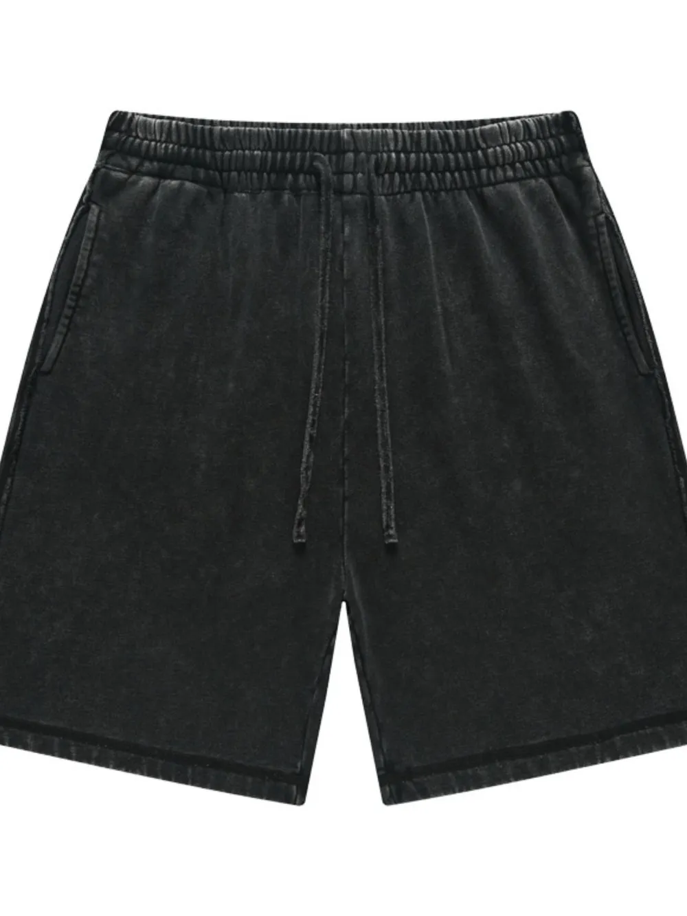 Men's Washed Drawstring Shorts