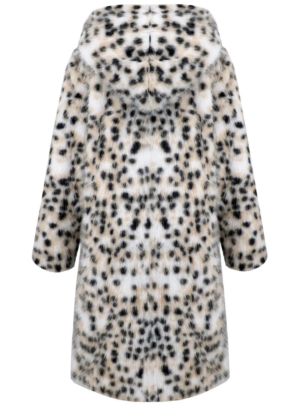 Thermal Leopard Faux Fur Hooded Outerwear, image 8