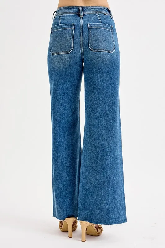 High-Waisted Wide Leg Jeans, image 5