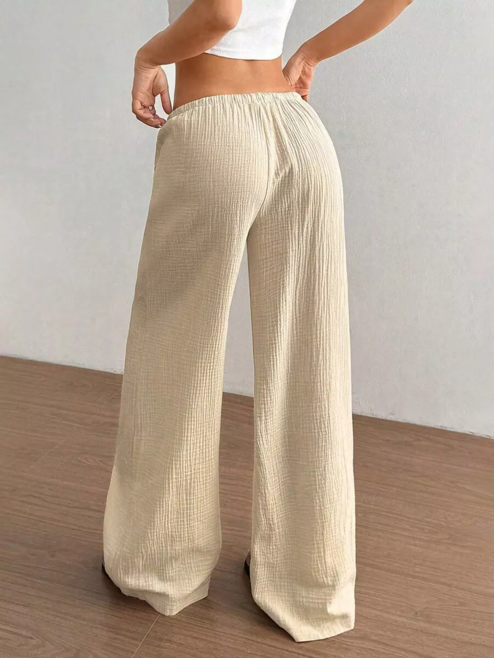 Wide-Leg Drawstring Pants, image 29