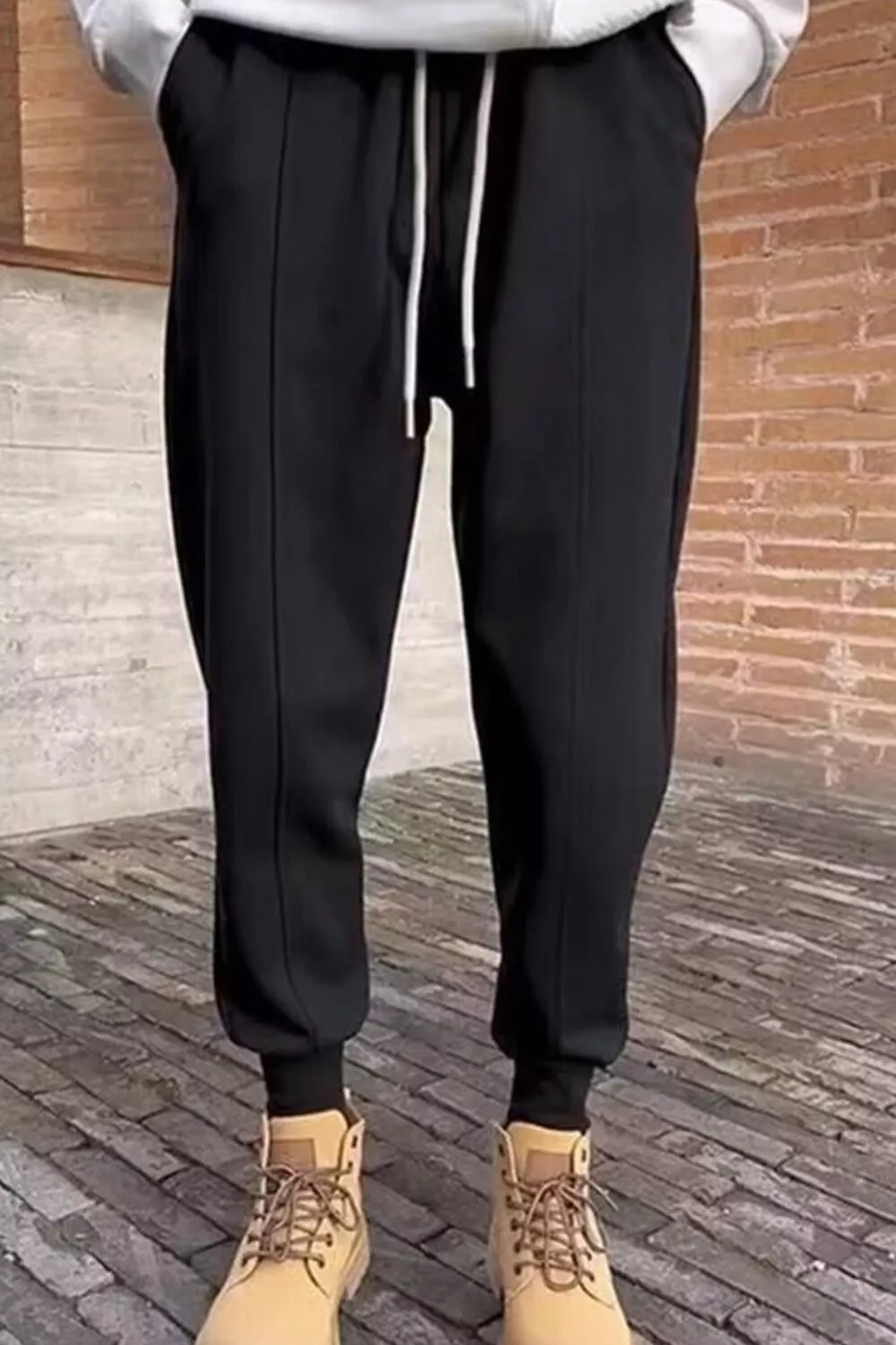 Men's Plus Size Drawstring Loose Fit Joggers